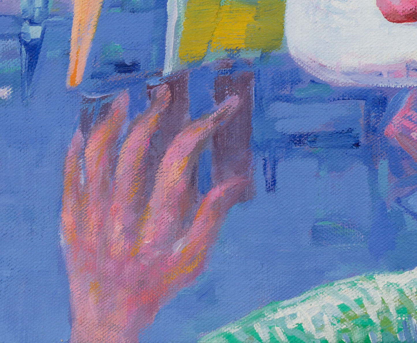 A Fantasy Painting "A Virtual World" - Xu Bin's Original Oil Painting