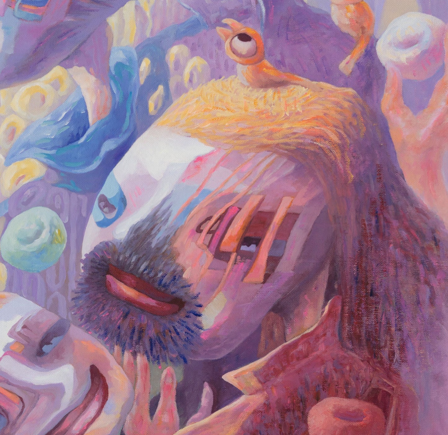 "Parallel World": A Surreal Original Oil Painting by Xu Bin - Modern Art