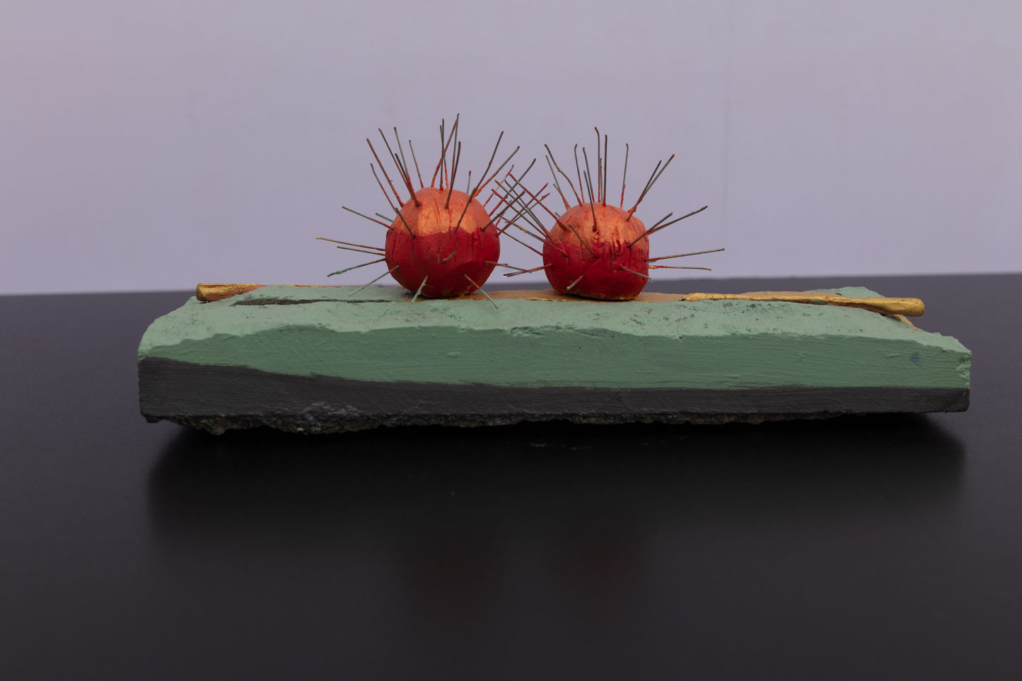 Xu Bin's Sculpture 'Two Prickly Nuts': A Reminder to Approach Nature with Respect and Care